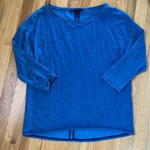 White House Black Market chambray blouse